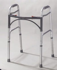Complete Medical Mobility Products Easy-Release 2 Button Folding Walker Adult