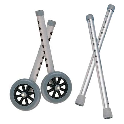 Complete Medical Mobility Products Walker Wheel Comb. Kit (Tall Extension Legs w/Wheels)