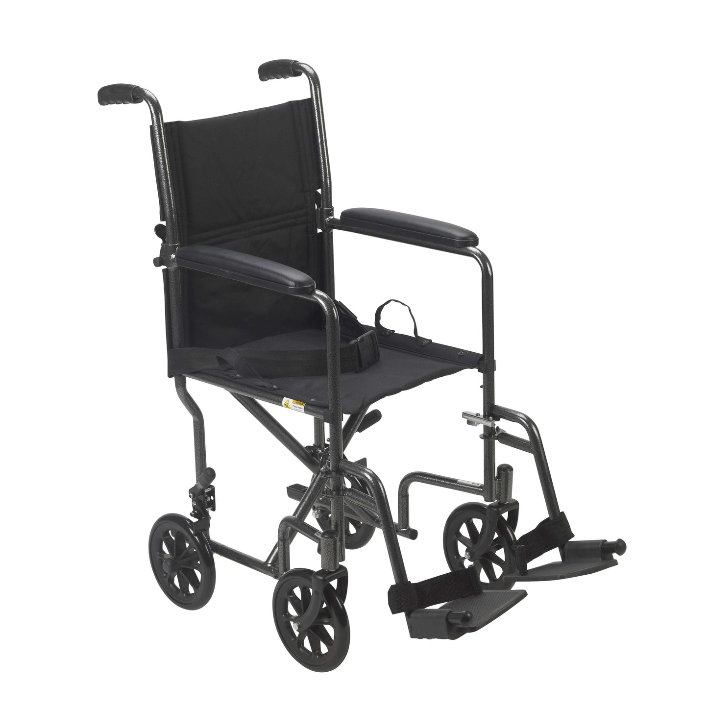 Complete Medical Wheelchairs & Accessories Wheelchair Transport 19" Silver Vein Finish