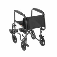 Complete Medical Wheelchairs & Accessories Wheelchair Transport 19" Silver Vein Finish