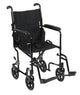 Complete Medical Wheelchairs & Accessories Wheelchair Transport Lightweight Blue 17"