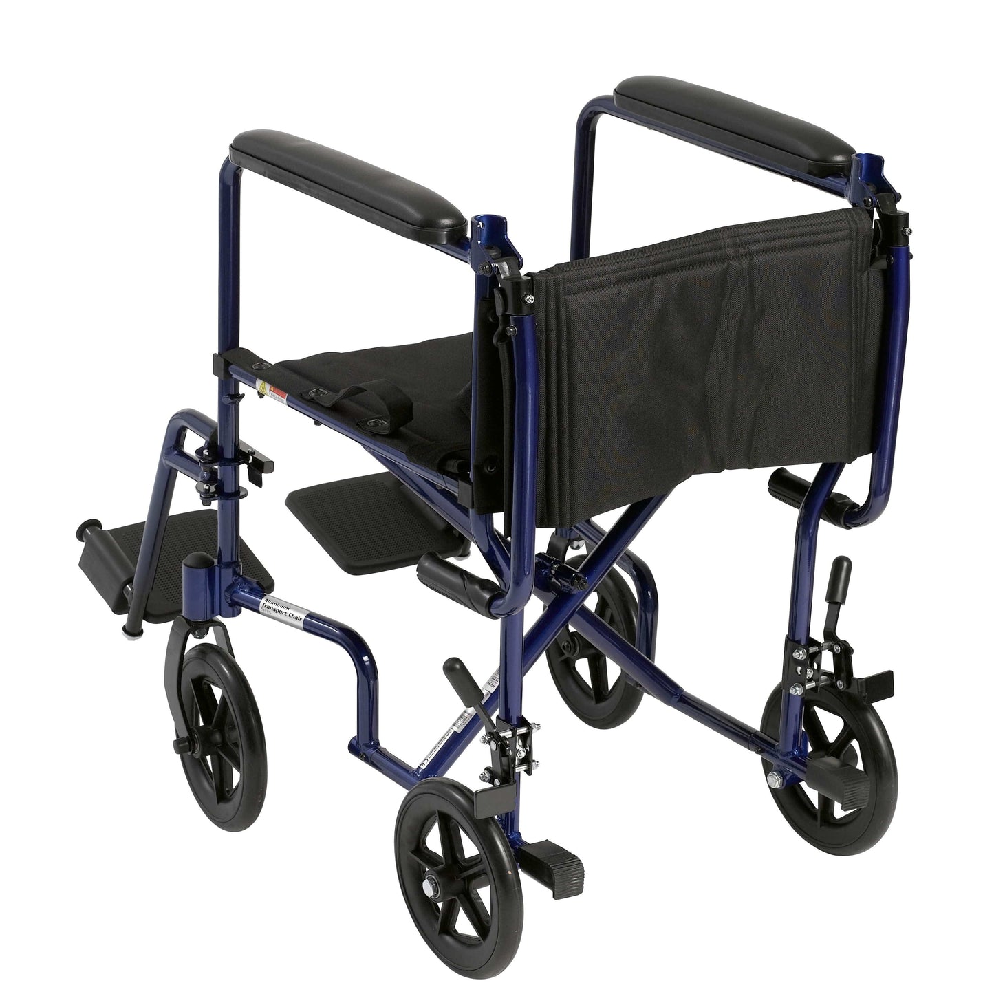 Complete Medical Wheelchairs & Accessories Wheelchair Transport Lightweight Blue 17"