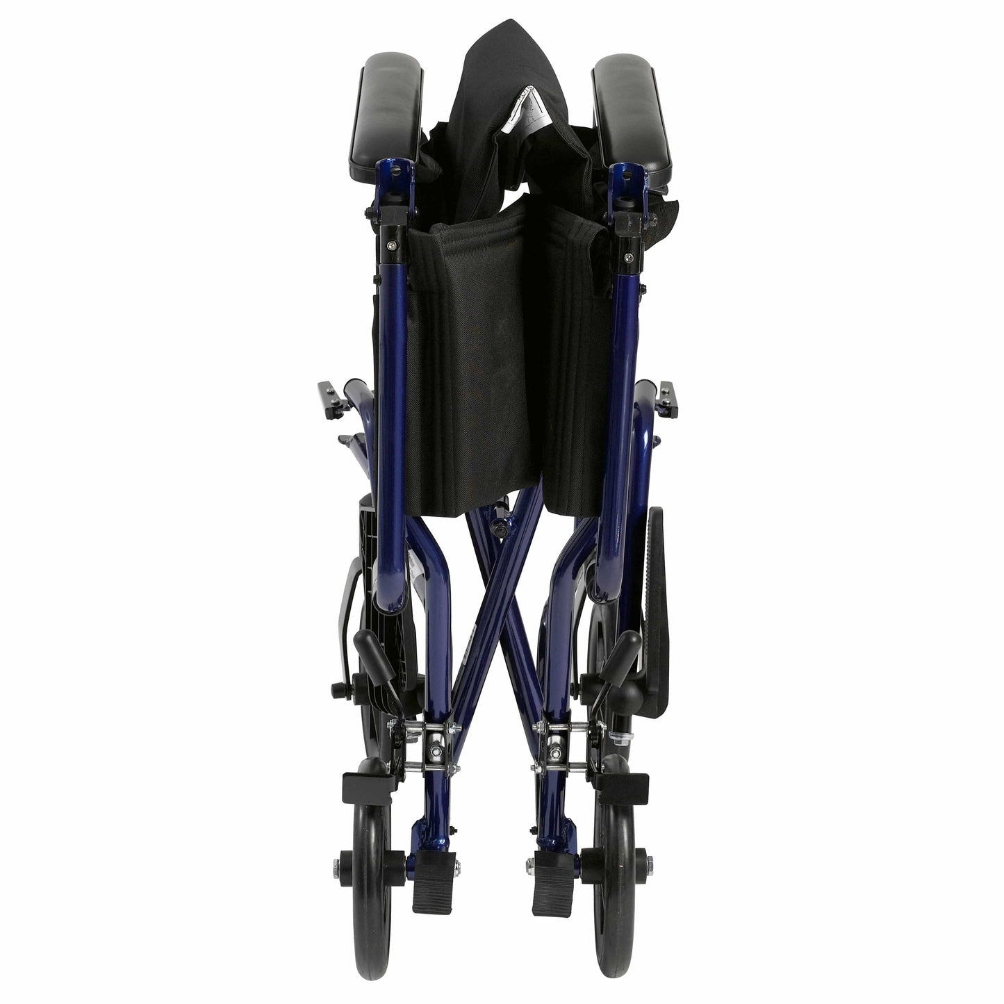 Complete Medical Wheelchairs & Accessories Wheelchair Transport Lightweight Blue 17"