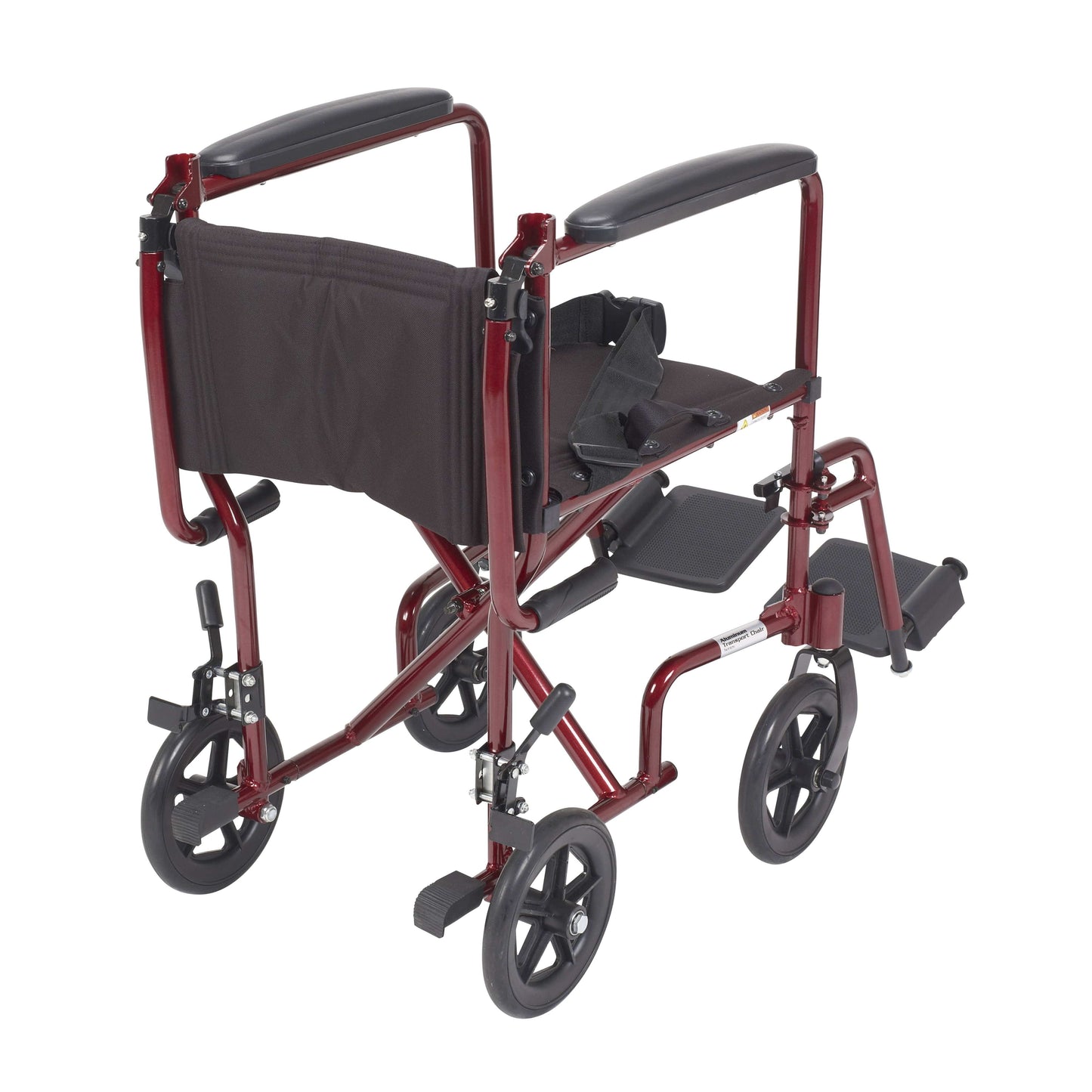 Complete Medical Wheelchairs & Accessories Wheelchair Transport Lightweight Red 19"