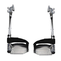 Complete Medical Wheelchairs & Accessories Swing-Away Footrests Only for Wheelchair - Aluminum (pr)