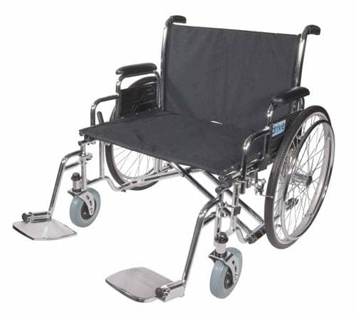 Complete Medical Wheelchairs & Accessories Wheelchair, Sentra Heavy Duty Extra Wide, 28" w/DDA