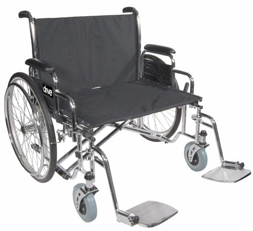 Complete Medical Wheelchairs & Accessories Wheelchair, Sentra Heavy Duty Extra Wide, 30"
