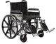 Complete Medical Wheelchairs & Accessories Bariatric Wheelchair, Rem Desk Elev Legrests, 22" Wide