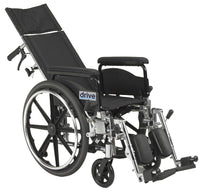 Complete Medical Wheelchairs & Accessories Viper GT,18"Recl,Flip Back Rem Full Arms, SEL