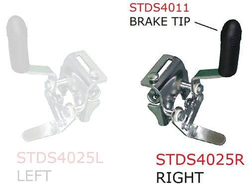 Complete Medical Wheelchairs & Accessories Right Brake for Viper Plus W/C
