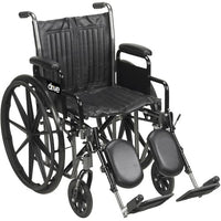 Complete Medical Wheelchairs & Accessories Wheelchair Econ Rem Desk Arms 20" w/ELR Dual Axle K1/K2
