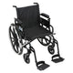 Complete Medical Wheelchairs & Accessories Viper Plus GT-Deluxe-Alum-SF Ltwt, Dual Axle 20" Univ Arms