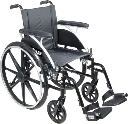 Complete Medical Wheelchairs & Accessories Wheelchair, Viper w/Flip Back Desk Arms, 14", Elev Legrests