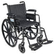 Complete Medical Wheelchairs & Accessories Cruiser X4 W/C 20" w/SF & Ht Adj Flip-Back Desk Arms
