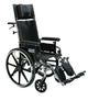 Complete Medical Wheelchairs & Accessories Viper Plus Reclining W/C 20" Adj Hgt Flip Full Arms, SEL