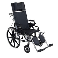 Complete Medical Wheelchairs & Accessories Viper GT,16"Recl, Flip Back Rem Desk Arms, SEL