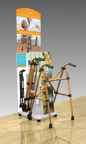 Complete Medical Mobility Products Display Only for Metro and EZ Fold-N-Go Walker
