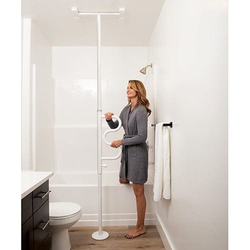 Complete Medical Aids to Daily Living The Wonder Security Pole White