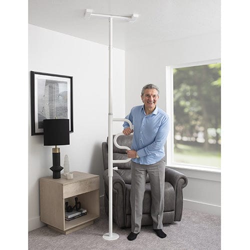 Complete Medical Aids to Daily Living The Wonder Security Pole White
