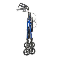 Complete Medical Mobility Products Rollator Aluminum w/Adj. Seat Height Blue