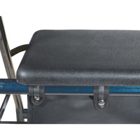 Complete Medical Mobility Products Rollator 4-Wheel with Pouch & Padded Seat Black - Drive
