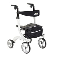 Complete Medical Mobility Products Nitro Rollator, Black with 10" Casters