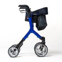 Complete Medical Mobility Products Ascent Euro-Style Rollator Cobalt Blue