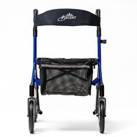 Complete Medical Mobility Products Ascent Euro-Style Rollator Cobalt Blue
