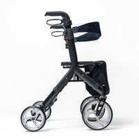 Complete Medical Mobility Products Ascent Euro-Style Rollator Textured Black