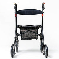 Complete Medical Mobility Products Ascent Euro-Style Rollator Textured Black