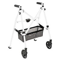 Complete Medical Mobility Products EZ Fold-N-Go Walker Vivid White