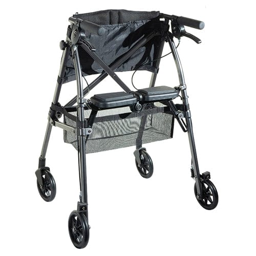 EZ Fold-N-Go Rollator Regal Rose, Heavy Duty