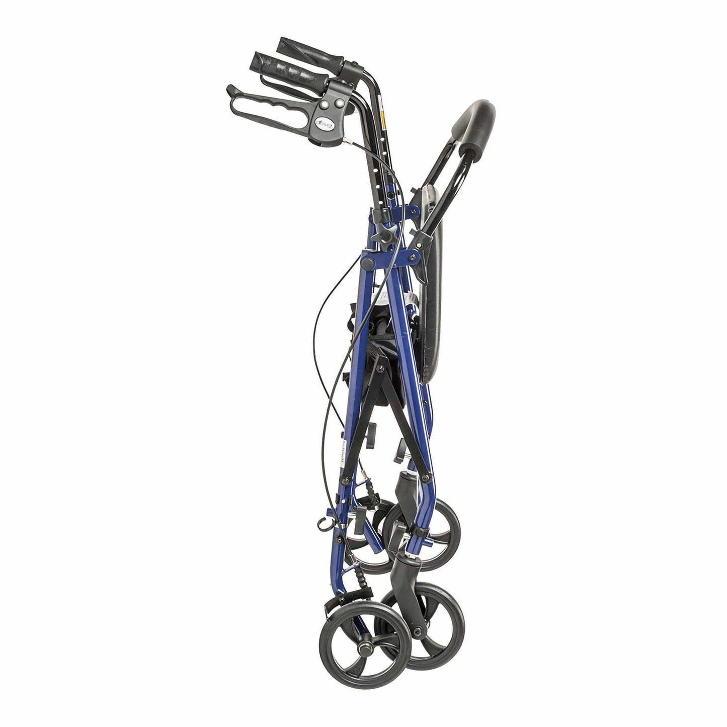 Drive Medical Rollators & Walkers 4 Wheel Rollator drive™ Blue Adjustable Height / Folding Steel Frame