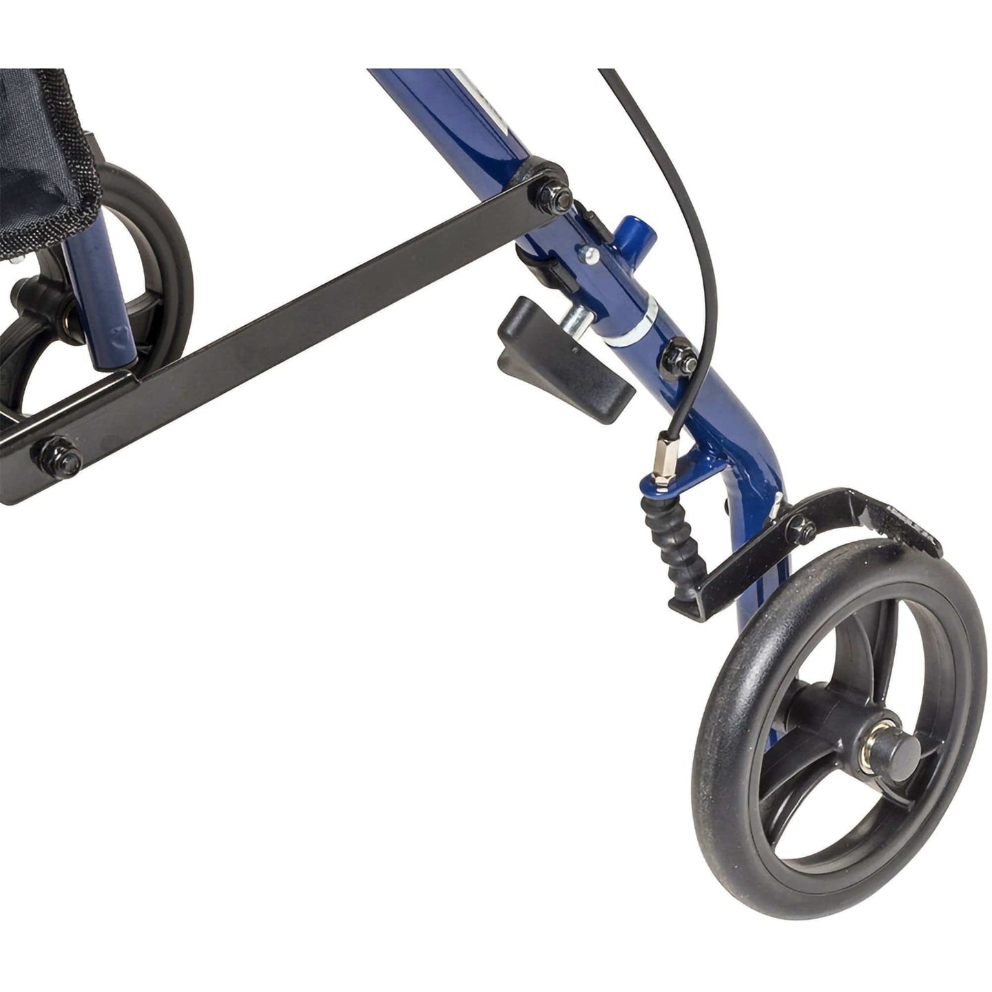 Drive Medical Rollators & Walkers 4 Wheel Rollator drive™ Blue Adjustable Height / Folding Steel Frame