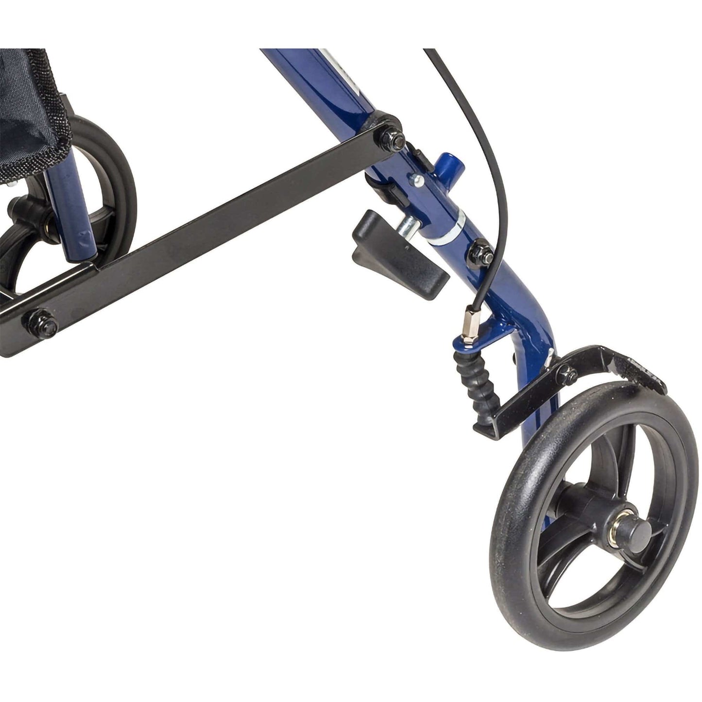 Drive Medical Rollators & Walkers 4 Wheel Rollator drive™ Blue Adjustable Height / Folding Steel Frame
