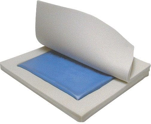 Complete Medical Wheelchairs & Accessories Molded Wheelchair Cushion General Use Gel/Foam 18x16x2"