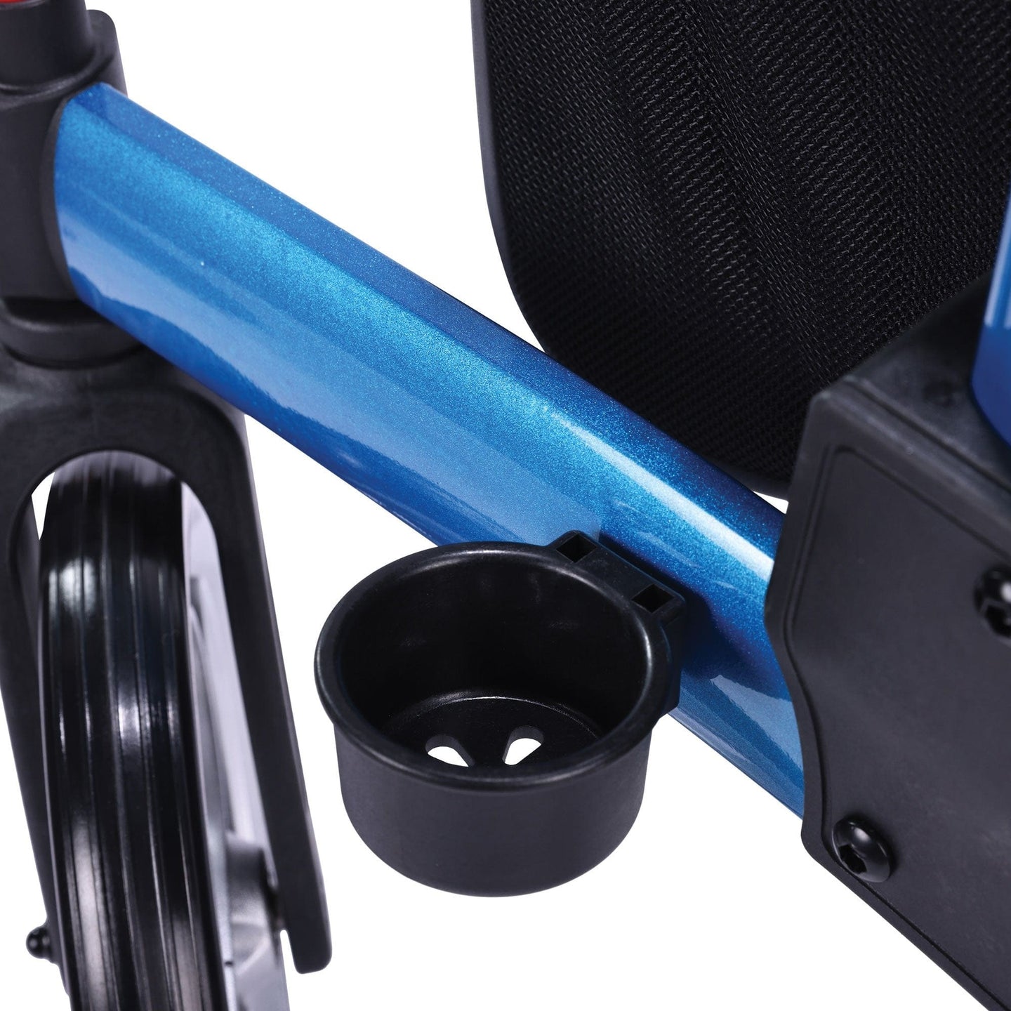 Drive Medical Rollators & Walkers Blue 4 Wheel Rollator drive™ Upright Walker Blue Aluminum Frame