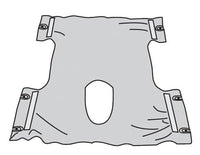 Complete Medical Mobility Products Sling - Polyester Mesh With Commode Opening