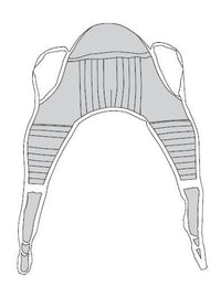 Complete Medical Mobility Products U-Sling Padded Polyester X-Large 45"x78" w/Head Support