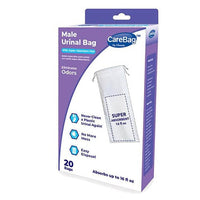 Complete Medical Aids to Daily Living CareBag Men's Urinal Bag w/Super Absorb Pad Box/20