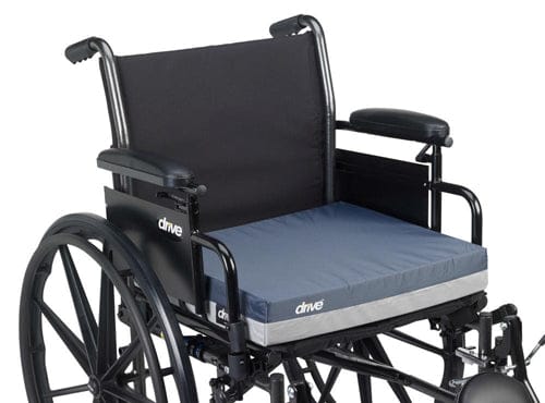 Complete Medical Wheelchairs & Accessories Molded Wheelchair Cushion General Use Gel/Foam 18x16x2"