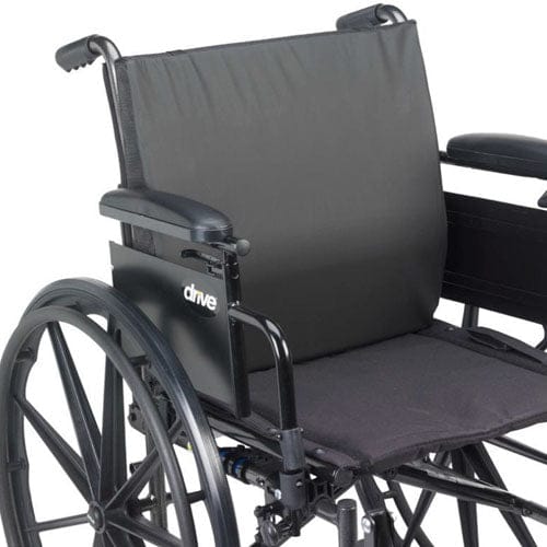 Complete Medical Wheelchairs & Accessories Wheelchair Back Cushion,16x17" General Use, w/Lumbar Support
