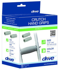 Complete Medical Mobility Products Crutch Grips (Closed Style) Pair Grey (pair)