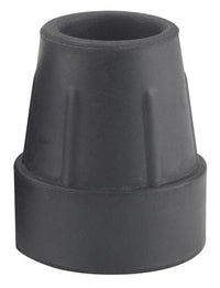 Complete Medical Mobility Products Cane Tips for 1" Cane Diameter Black (Pair) Retail Box