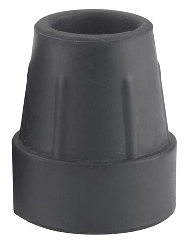 Complete Medical Mobility Products Cane Tips for 1" Cane Diameter Black (Pair) Retail Box