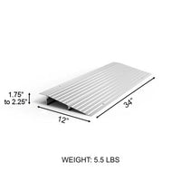 Complete Medical Wheelchairs & Accessories EZ Access Threshold Modular Entry Ramp 2" x 12" x 34"
