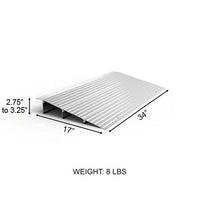 Complete Medical Wheelchairs & Accessories EZ Access Threshold Modular Entry Ramp 3" x17" x34"