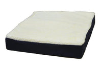 Complete Medical Wheelchairs & Accessories Gel Wheelchair Cushion w/ Fleece Top 16" x 18" x 3.5"