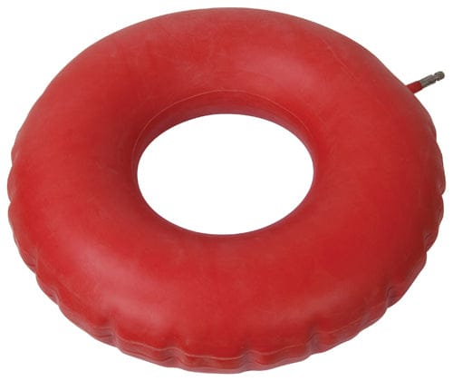 Complete Medical Wheelchairs & Accessories Red Rubber Inflatable Ring 15"/37.5cm Retail Box