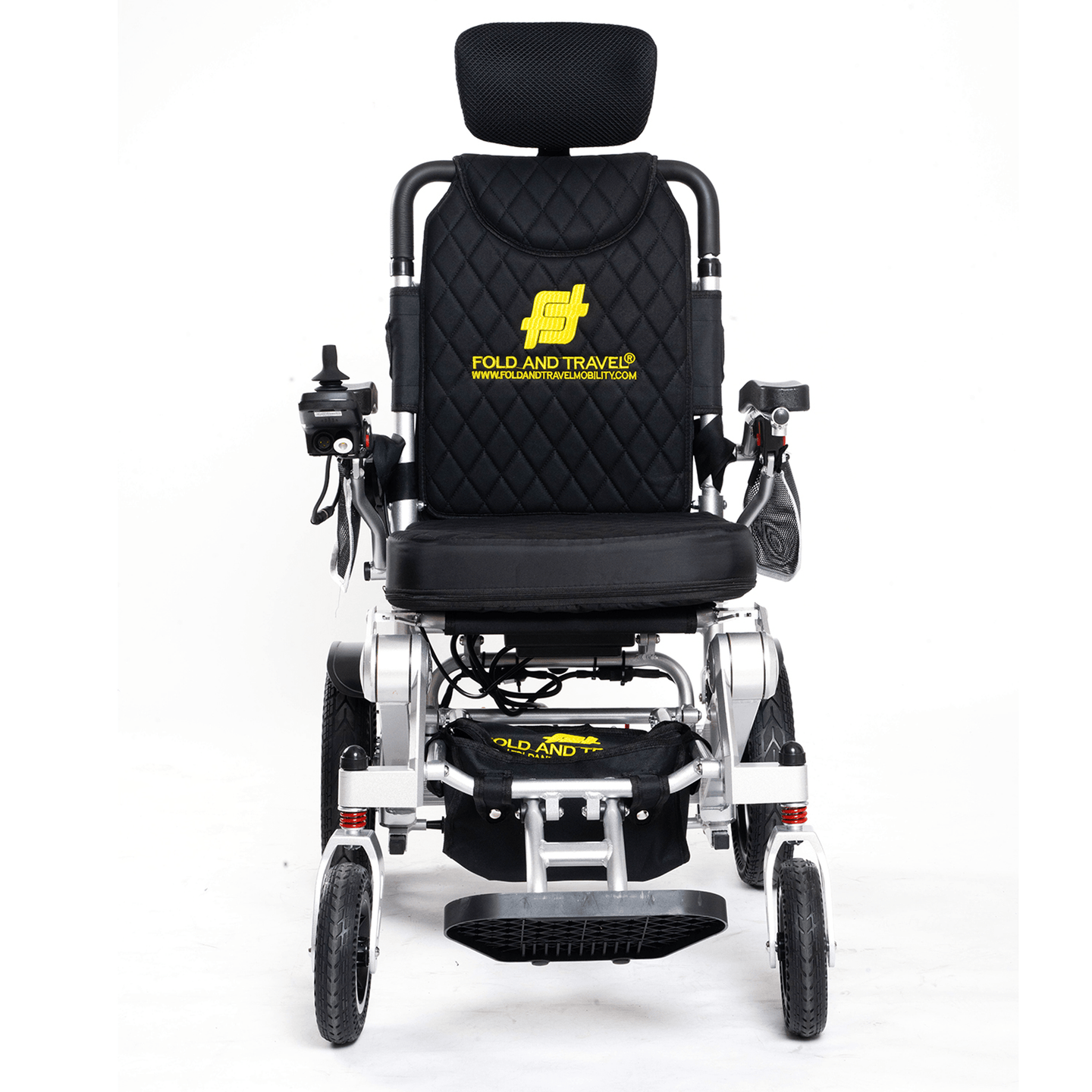Fold and Travel Electric Wheelchair 1 Battery 15+ Miles Range / Black Fold And Travel Manual Recline Foldable Electric Wheelchair Travel Ready Portable Power Chair Travel Companion for Seniors and Adults